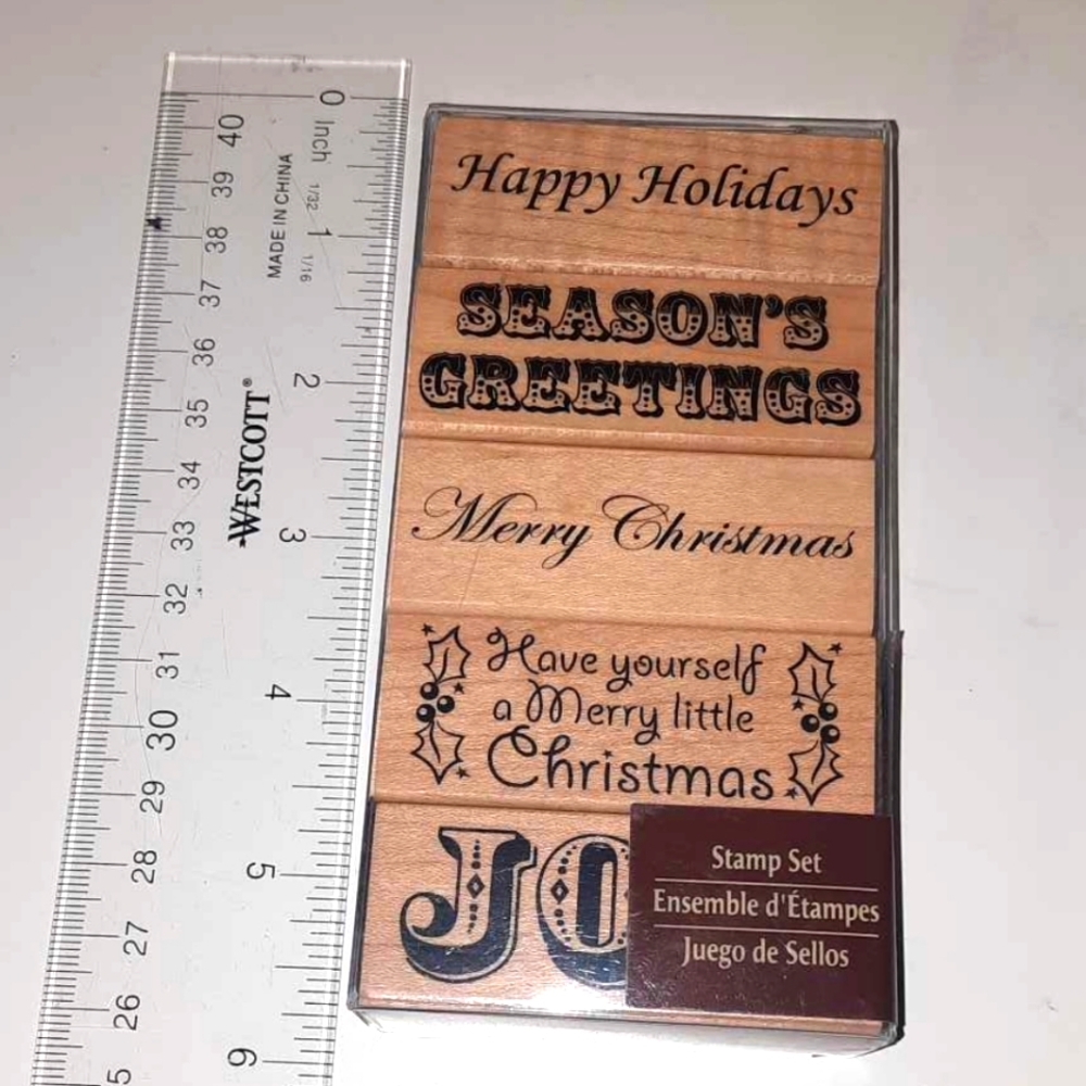 Christmas Stamp set of 5